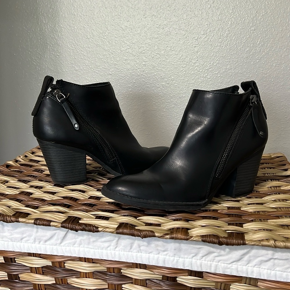 Black Ankle Boots by DV